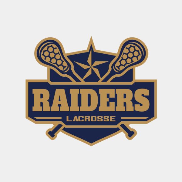 Raiders Lacrosse Logo Template Thumbnail