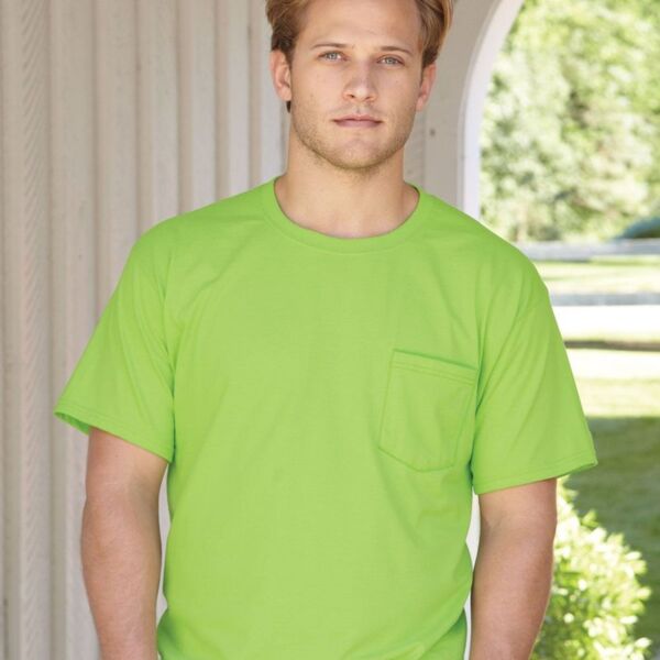 Hanes Beefy-T® Pocket T-Shirt 5190 Beefy-T® Pocket T-Shirt Thumbnail
