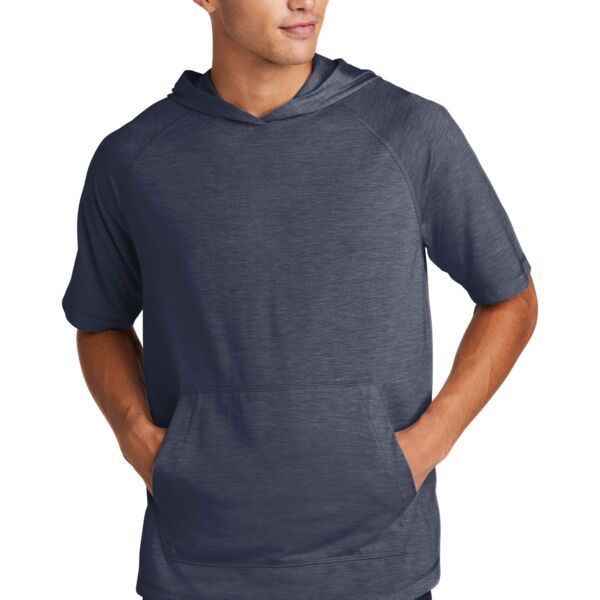 Sport Tek PosiCharge ® Tri Blend Wicking Short Sleeve Hoodie ST404 PosiCharge ® Tri Blend Wicking Short Sleeve Hoodie Thumbnail