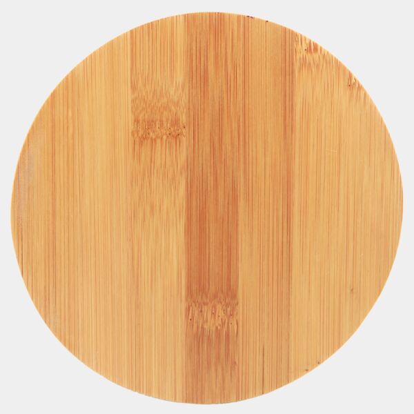 6 1/4" Round Bamboo 4-Piece Wine Tool Set Thumbnail