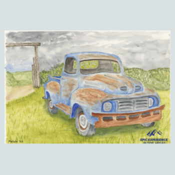 WATER COLOR TRUCK - Posi UV ® Pro Long Sleeve Tee Design