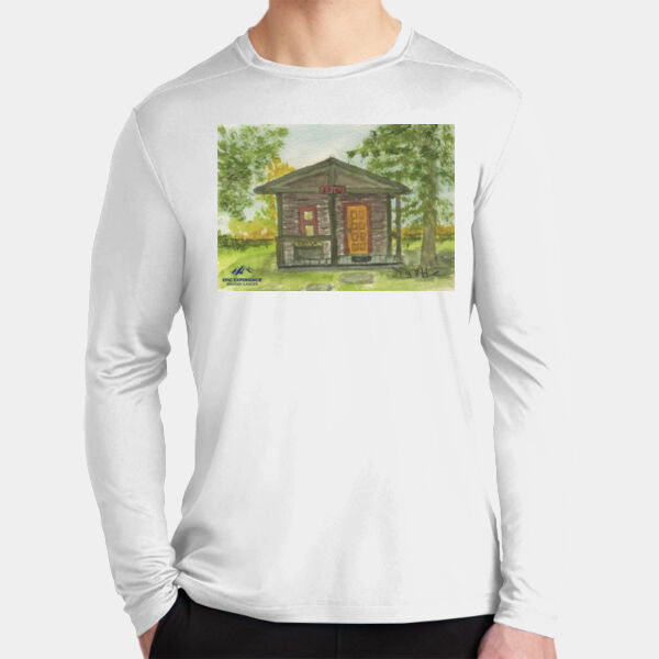 WATER COLOR CABIN - Posi UV ® Pro Long Sleeve Tee Thumbnail