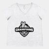 Women's Curvy Collection Fine Jersey V-Neck Tee Thumbnail
