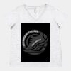 Women's Curvy Collection Fine Jersey V-Neck Tee Thumbnail
