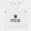Women's Curvy Collection Fine Jersey V-Neck Tee Thumbnail