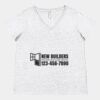 Women's Curvy Collection Fine Jersey V-Neck Tee Thumbnail