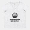 Women's Curvy Collection Fine Jersey V-Neck Tee Thumbnail