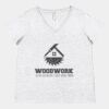 Women's Curvy Collection Fine Jersey V-Neck Tee Thumbnail