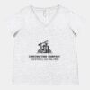 Women's Curvy Collection Fine Jersey V-Neck Tee Thumbnail