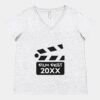 Women's Curvy Collection Fine Jersey V-Neck Tee Thumbnail