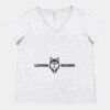 Women's Curvy Collection Fine Jersey V-Neck Tee Thumbnail