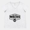 Women's Curvy Collection Fine Jersey V-Neck Tee Thumbnail
