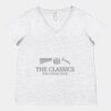 Women's Curvy Collection Fine Jersey V-Neck Tee Thumbnail