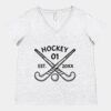 Women's Curvy Collection Fine Jersey V-Neck Tee Thumbnail