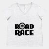 Women's Curvy Collection Fine Jersey V-Neck Tee Thumbnail
