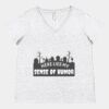 Women's Curvy Collection Fine Jersey V-Neck Tee Thumbnail