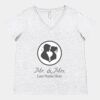 Women's Curvy Collection Fine Jersey V-Neck Tee Thumbnail