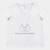 Women's Curvy Collection Fine Jersey V-Neck Tee Thumbnail