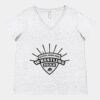 Women's Curvy Collection Fine Jersey V-Neck Tee Thumbnail