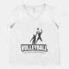 Women's Curvy Collection Fine Jersey V-Neck Tee Thumbnail