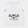 Women's Curvy Collection Fine Jersey V-Neck Tee Thumbnail