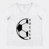 Women's Curvy Collection Fine Jersey V-Neck Tee Thumbnail