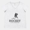 Women's Curvy Collection Fine Jersey V-Neck Tee Thumbnail