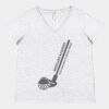 Women's Curvy Collection Fine Jersey V-Neck Tee Thumbnail