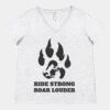 Women's Curvy Collection Fine Jersey V-Neck Tee Thumbnail