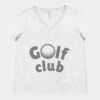 Women's Curvy Collection Fine Jersey V-Neck Tee Thumbnail
