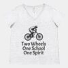 Women's Curvy Collection Fine Jersey V-Neck Tee Thumbnail
