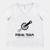 Women's Curvy Collection Fine Jersey V-Neck Tee Thumbnail