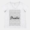 Women's Curvy Collection Fine Jersey V-Neck Tee Thumbnail