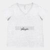 Women's Curvy Collection Fine Jersey V-Neck Tee Thumbnail