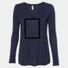 Women's Flowy Long Sleeve V-Neck Tee Thumbnail
