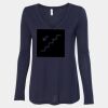 Women's Flowy Long Sleeve V-Neck Tee Thumbnail