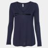 Women's Flowy Long Sleeve V-Neck Tee Thumbnail