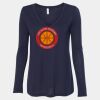 Women's Flowy Long Sleeve V-Neck Tee Thumbnail