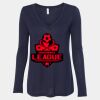 Women's Flowy Long Sleeve V-Neck Tee Thumbnail