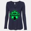 Women's Flowy Long Sleeve V-Neck Tee Thumbnail