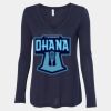 Women's Flowy Long Sleeve V-Neck Tee Thumbnail