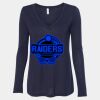 Women's Flowy Long Sleeve V-Neck Tee Thumbnail