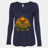 Women's Flowy Long Sleeve V-Neck Tee Thumbnail