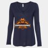 Women's Flowy Long Sleeve V-Neck Tee Thumbnail
