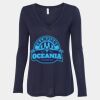 Women's Flowy Long Sleeve V-Neck Tee Thumbnail