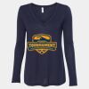Women's Flowy Long Sleeve V-Neck Tee Thumbnail