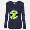 Women's Flowy Long Sleeve V-Neck Tee Thumbnail