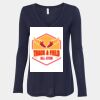 Women's Flowy Long Sleeve V-Neck Tee Thumbnail