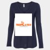Women's Flowy Long Sleeve V-Neck Tee Thumbnail