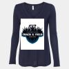Women's Flowy Long Sleeve V-Neck Tee Thumbnail